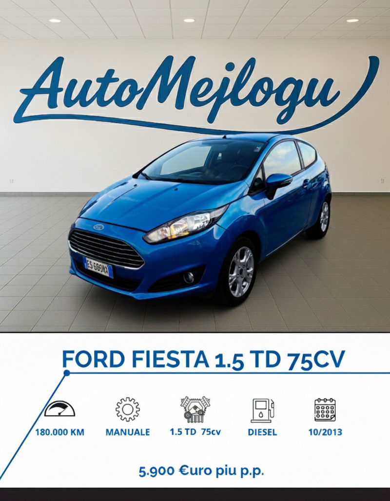 Ford Fiesta 1.5 TDCi 75CV 3 porte Titanium