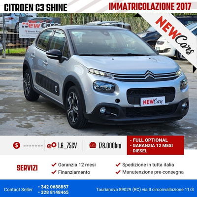 Citroen C3 BlueHDi 75 S&S Shine usata
