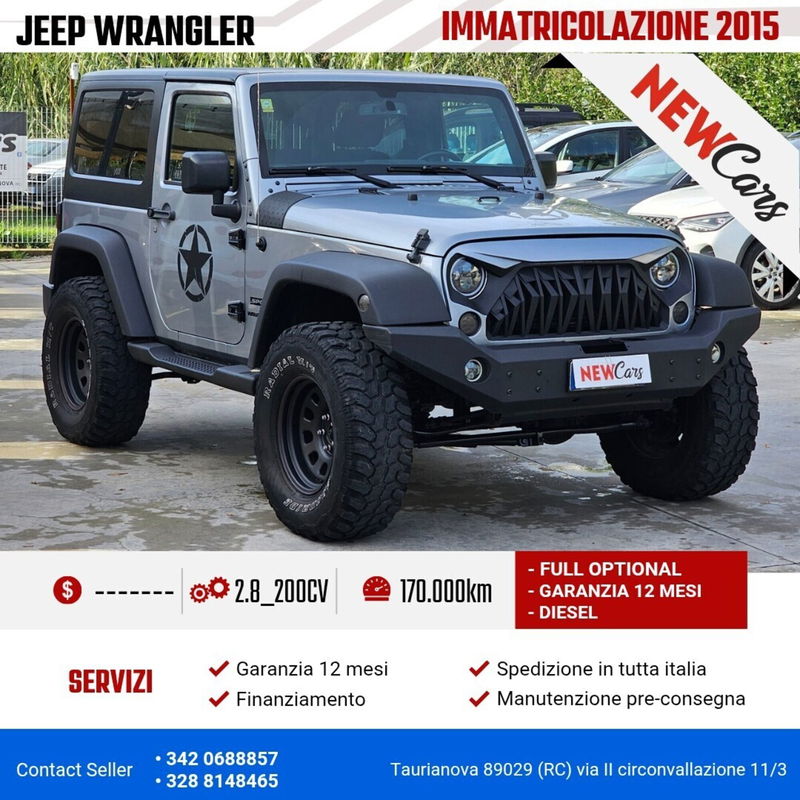 Jeep Wrangler Unlimited 2.8 CRD DPF X Auto