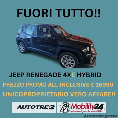 Jeep Renegade 1.3 T4 190CV PHEV 4xe AT6 Limited usata