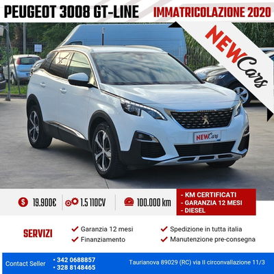 Peugeot 3008 BlueHDi 130 S&S EAT8 GT Line usata