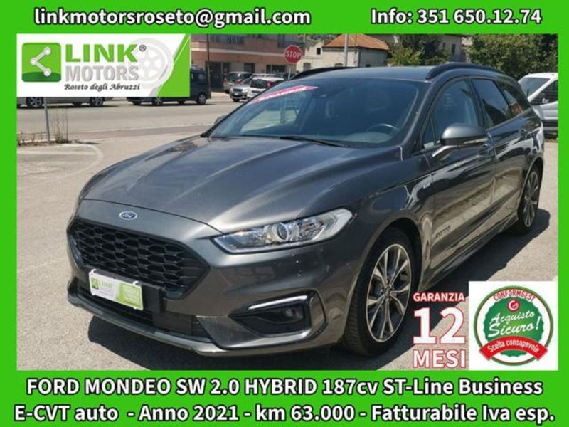 Ford Mondeo Station Wagon Full Hybrid 2.0 187 CV eCVT SW ST-Line Business