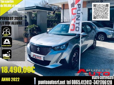 Peugeot 2008 BlueHDi 110 S&S Allure Pack usata