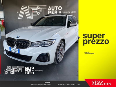 BMW Serie 3 Touring M340d  mhev 48V xdrive MSport Pro auto usata