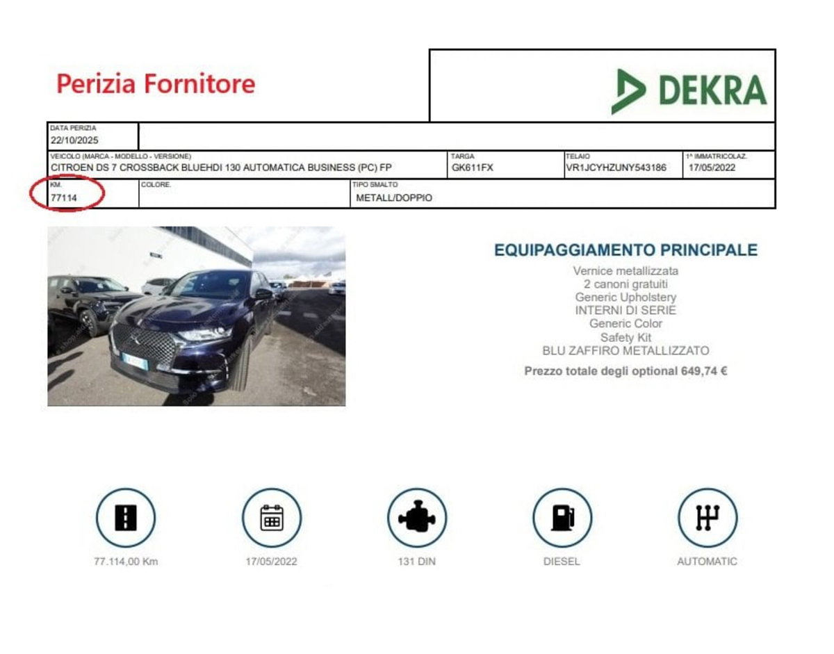 Ds DS 7 DS 7 Crossback BlueHDi 130 So Chic (14)