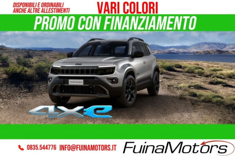 Jeep Avenger 1.2 turbo e-hybrid mhev Upland 4xe 145cv edct6