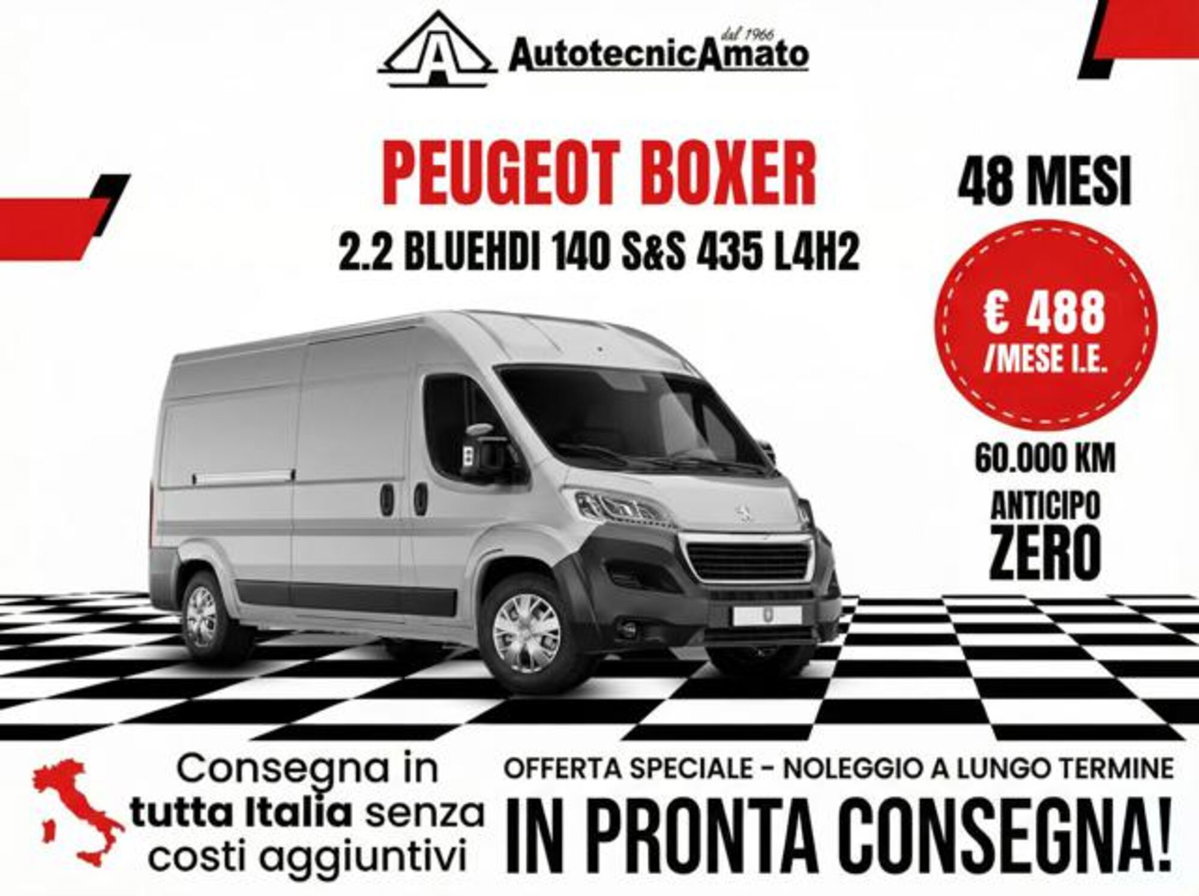 Peugeot Boxer Furgone 435 L4H2 2.2 bluehdi 140cv S&S