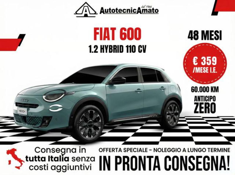 Fiat 600 1.2 hybrid 110cv auto