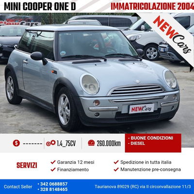 MINI Mini 1.4 tdi One D usata