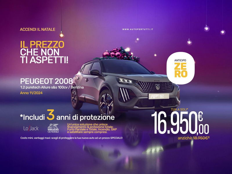 Peugeot 2008 1.2 puretech Allure s&s 100cv