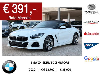 BMW Z4 Cabrio Z4 sDrive20i Msport usata