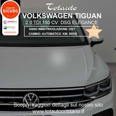 Volkswagen Tiguan 2.0 TDI 150 CV SCR DSG 4MOTION Elegance