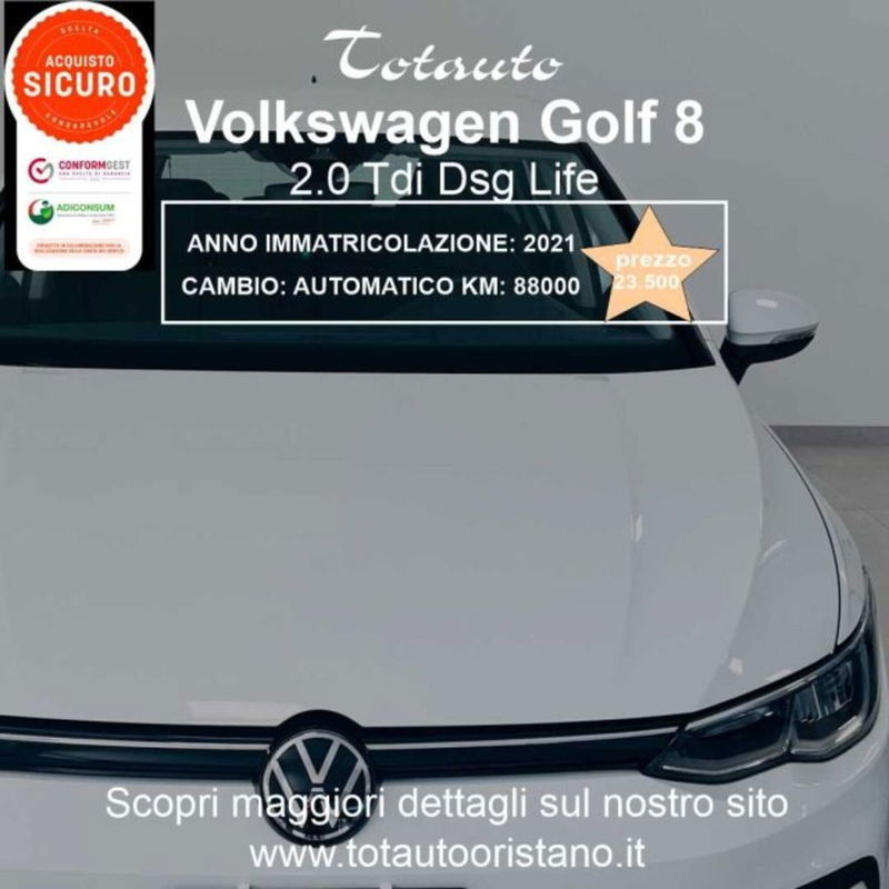 Volkswagen Golf 2.0 TDI DSG SCR Life