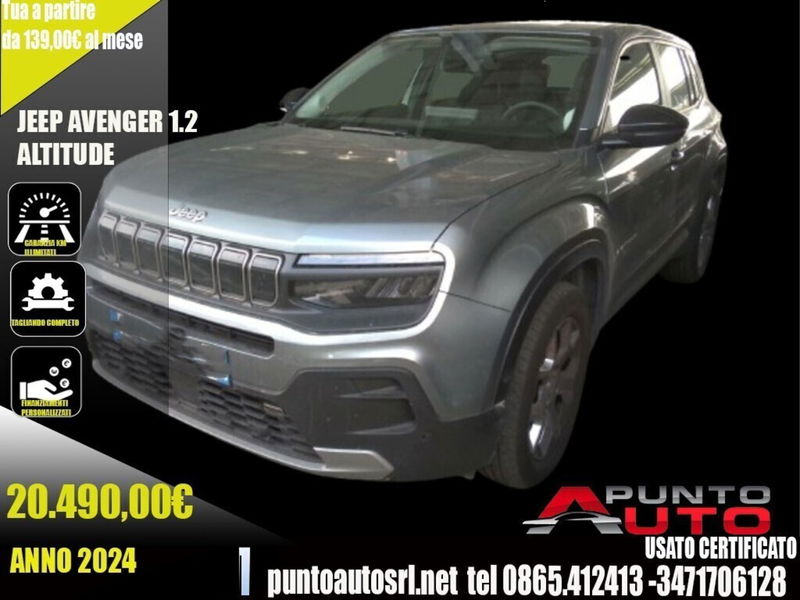 Jeep Avenger 1.2 turbo Altitude fwd 100cv