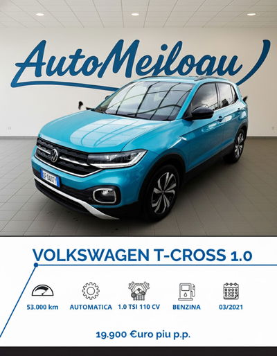 Volkswagen T-Cross 1.0 TSI 110 CV DSG Advanced usata