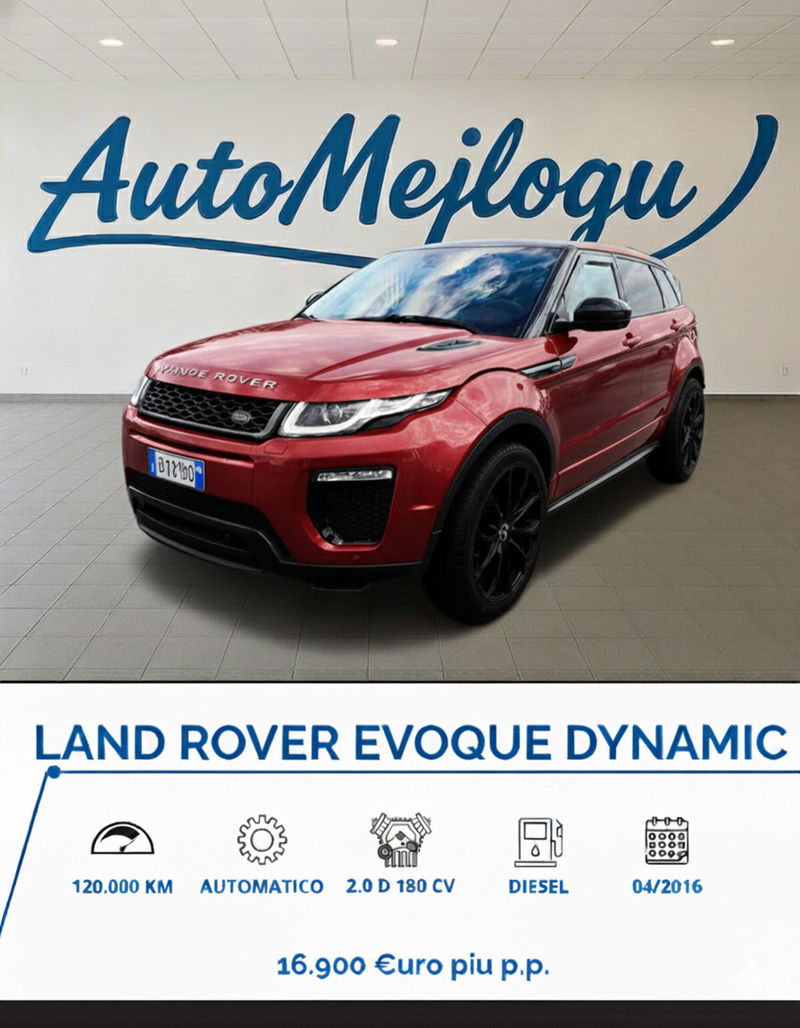 Land Rover Range Rover Evoque 2.0 TD4 180 CV 5p. HSE Dynamic