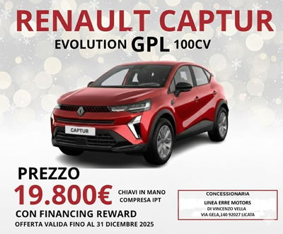 Renault Captur 1.0 eco-g Evolution 100cv nuova