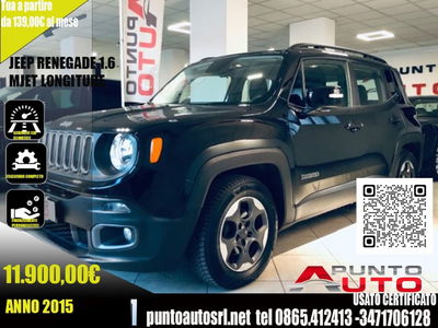 Jeep Renegade 1.6 Mjt 120 CV Longitude usata