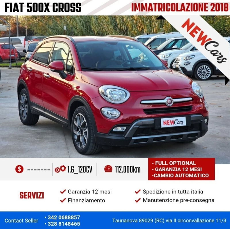Fiat 500X 1.6 MultiJet 120 CV DCT Cross