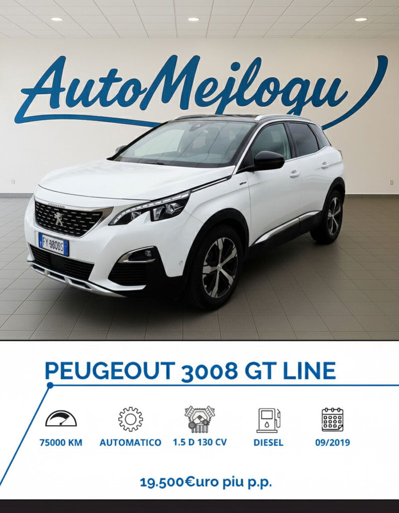 Peugeot 3008 BlueHDi 130 S&S EAT8 GT Line