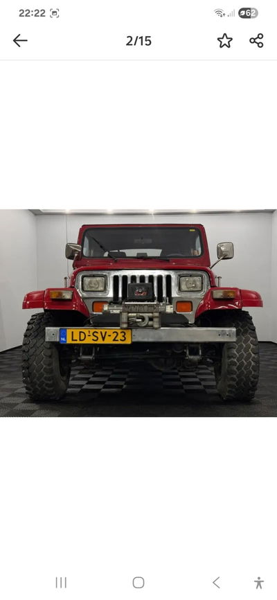 Jeep Wrangler 2.0 Turbo Sahara usata