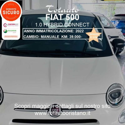 Fiat 500 1.0 Hybrid Connect usata