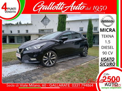 Nissan Micra 1.5 dCi 8V 5 porte Tekna usata