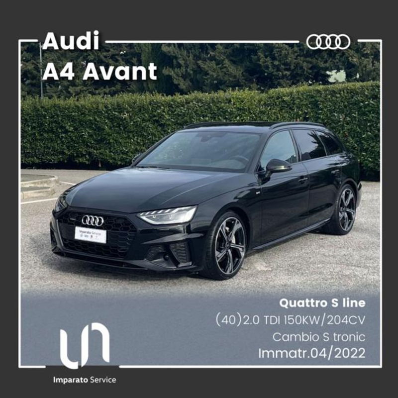 Audi A4 Avant 40 TDI quattro S tronic S line edition