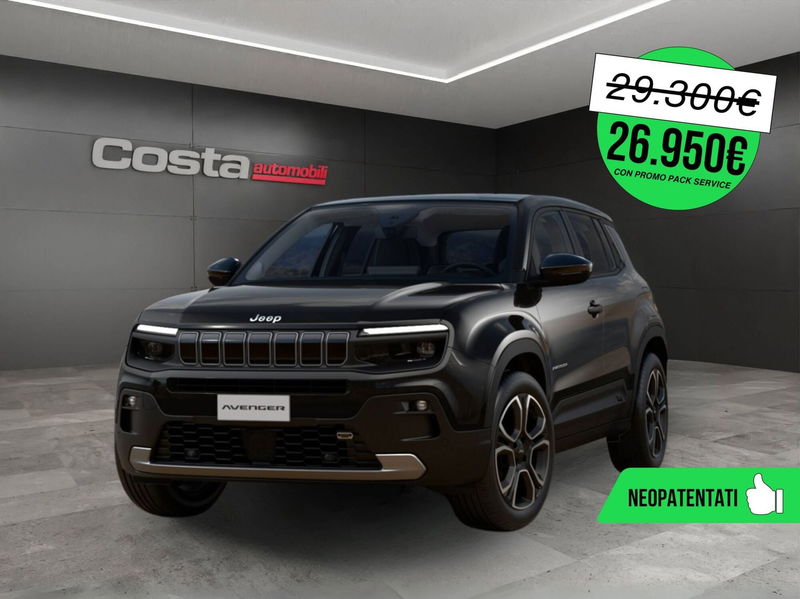 Jeep Avenger full-electric Summit fwd 156cv auto