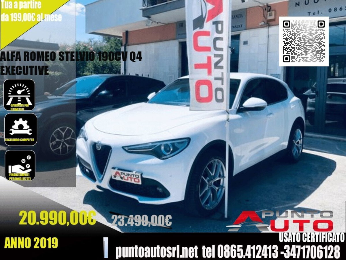 Alfa Romeo Stelvio Stelvio 2.2 Turbodiesel 190 CV AT8 Q4 Executive