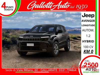 Jeep Avenger 1.2 turbo Longitude fwd 100cv nuova
