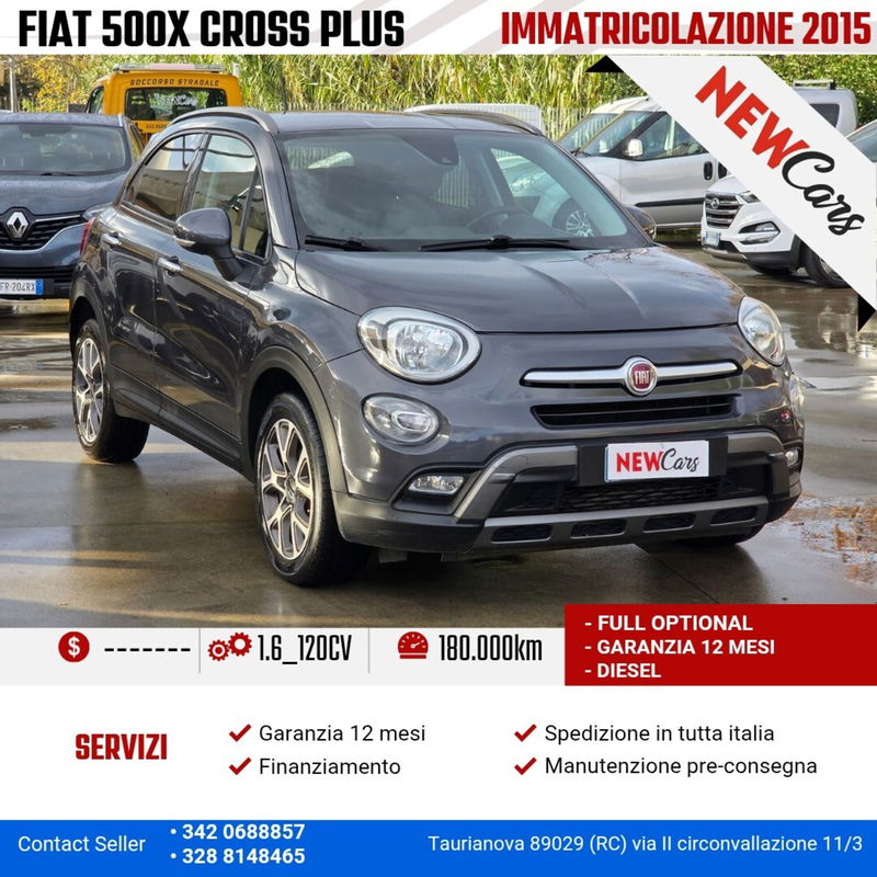 Fiat 500X 1.6 MultiJet 120 CV Cross Plus