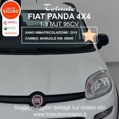 Fiat Panda 1.3 MJT 95 CV S&S 4x4 usata