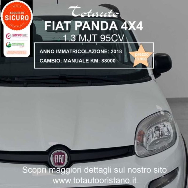 Fiat Panda 1.3 MJT 95 CV S&S 4x4