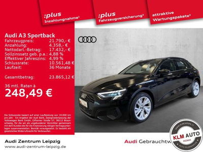 Audi A3 Sportback 40 TFSI e S tronic S line edition usata
