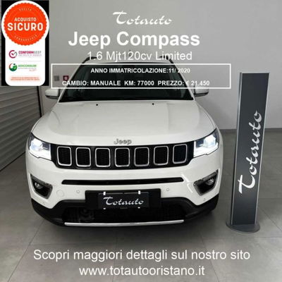 Jeep Compass 1.6 Multijet II 2WD Limited usata