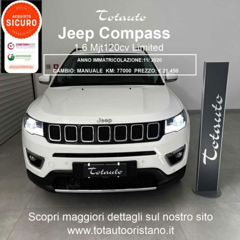 Jeep Compass 1.6 Multijet II 2WD Limited
