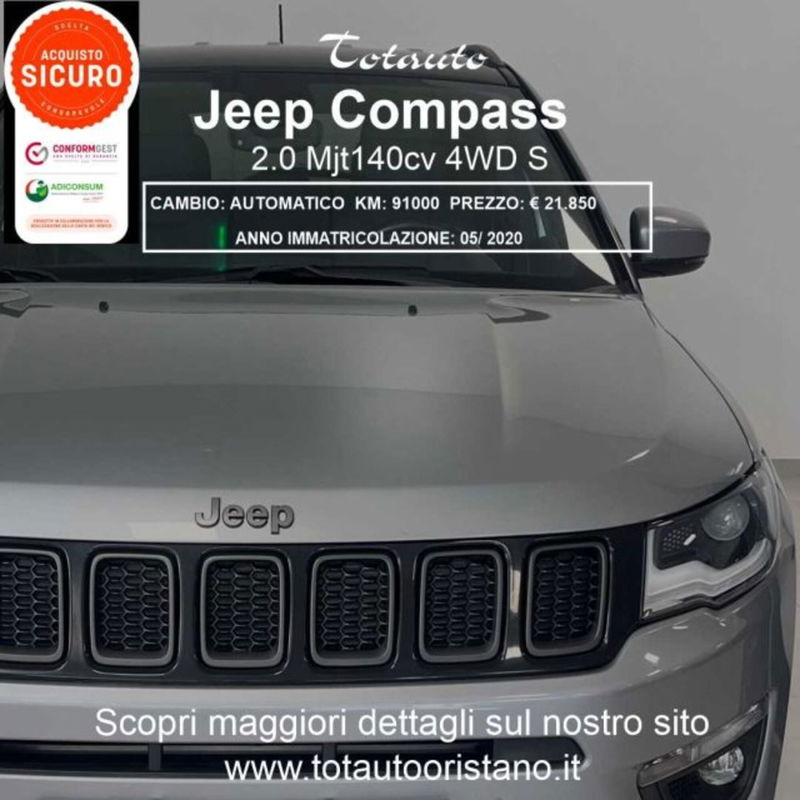 Jeep Compass 2.0 Multijet II aut. 4WD S