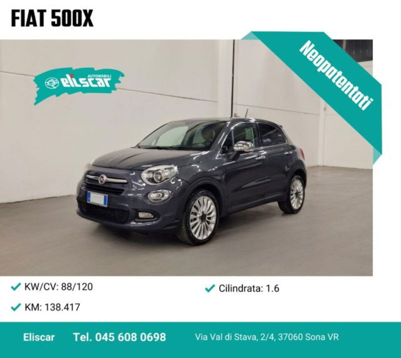 Fiat 500X 1.6 MultiJet 120 CV Lounge