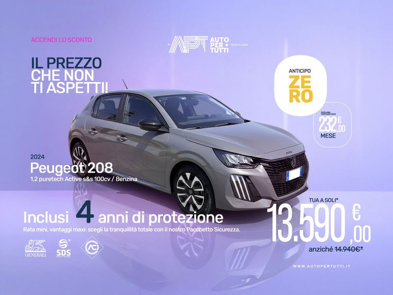 Peugeot 208 1.2 puretech Active s&s 100cv