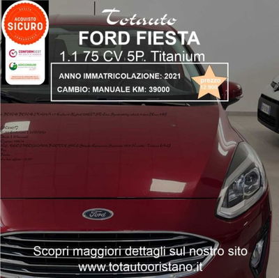 Ford Fiesta 1.1 75 CV 5 porte Titanium usata