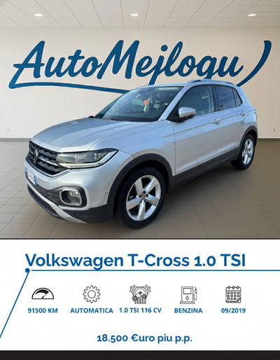 Volkswagen T-Cross 1.0 TSI 115 CV Advanced BMT usata