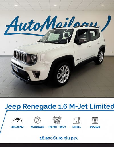 Jeep Renegade 1.6 Mjt 130 CV Limited usata