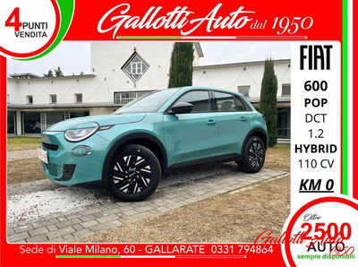 Fiat 600 1.2 hybrid Pop 110cv auto nuova