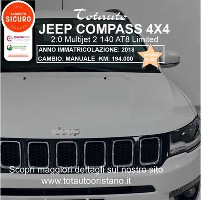 Jeep Compass 2.0 Multijet II aut. 4WD Limited usata