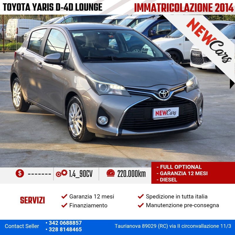 Toyota Yaris 1.D-4D 3 porte Lounge