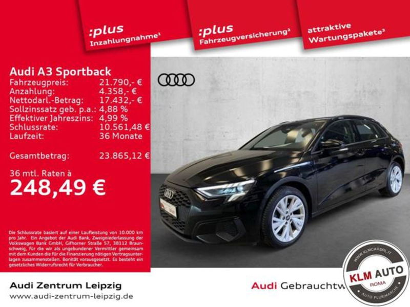 Audi A3 Sportback 40 TFSI e S tronic S line edition