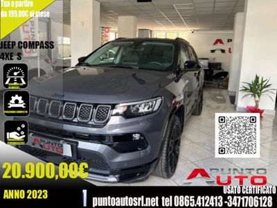 Jeep Compass 1.3 T4 240CV PHEV AT6 4xe S usata