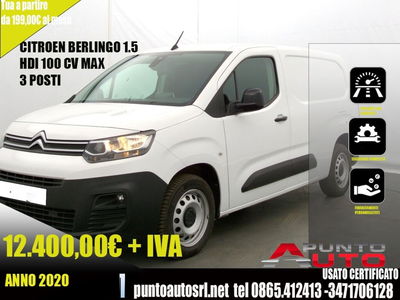 Citroen Berlingo Furgone BlueHDi 100 Van M Control