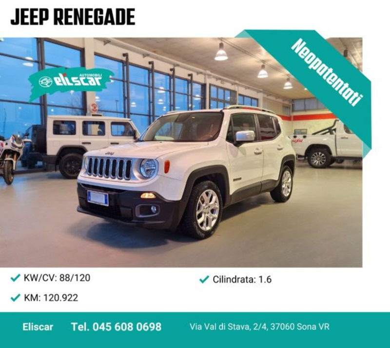 Jeep Renegade 1.6 Mjt 120 CV Limited